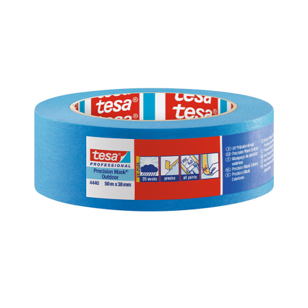 Masquage de précision extérieur "4440" bleu 50M x 38MM TESA