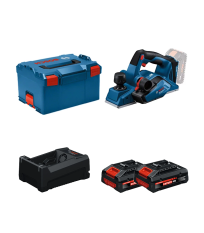 Rabot GHO 18V-26 + 2 Batteries EXPERT 4 Ah + 1 Chargeur GAL 12V/18V-80 BOSCH