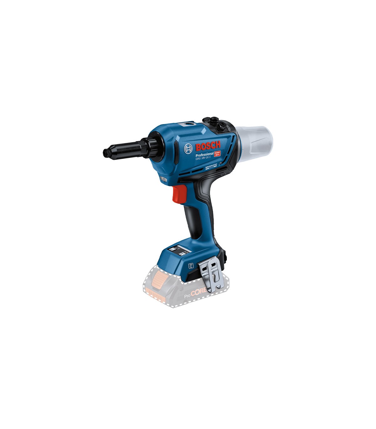 Riveteuse GRG 18V-16 C + 1 Batterie EXPERT 4 Ah + 1 Chargeur GAL 12V/18V-80 BOSCH