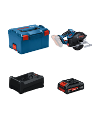 Scie circulaire à métaux Ø136 mm GKM 18V-50 + 1 Batterie EXPERT 4 Ah + 1 Chargeur GAL 12V/18V-80 BOSCH
