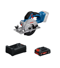 Scie circulaire Ø140 mm GKS 18V-51 + 1 Batterie EXPERT 4 Ah + 1 Chargeur GAL 12V/18V-80 BOSCH
