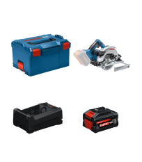 Scie circulaire Ø165 mm GKS 18V-57G + 1 Batterie EXPERT 5,5 Ah + 1 Chargeur GAL 12V/18V-80 BOSCH