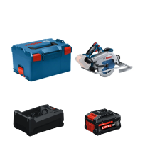 Scie circulaire Ø190 mm GKS 18V-68 GC + 1 Batterie EXPERT 5,5 Ah + 1 Chargeur GAL 12V/18V-80 BOSCH