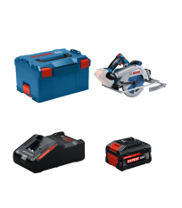 Scie circulaire Ø190 mm GKS 18V-68 GC + 1 Batterie EXPERT 8 Ah + 1 Chargeur EXAL18V-160 BOSCH
