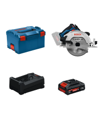 Scie circulaire Ø190 mm GKS 18V-68-2 + 1 Batterie EXPERT 4 Ah + 1 Chargeur GAL 12V/18V-80 BOSCH