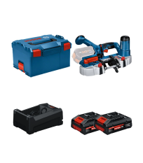 Scie à ruban GCB 18V-63 + 2 Batteries EXPERT 4 Ah + 1 Chargeur GAL 12V/18V-80 BOSCH