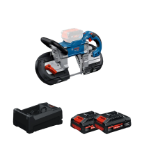 Scie à ruban GCB 18V-127 + 2 Batteries EXPERT 4 Ah + 1 Chargeur GAL 12V/18V-80 BOSCH
