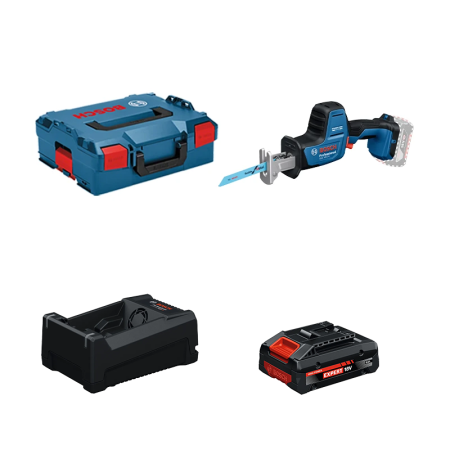 Scie sabre GSA 18V-24 + 1 Batterie EXPERT 4 Ah + 1 Chargeur GAL 12V/18V-80 BOSCH