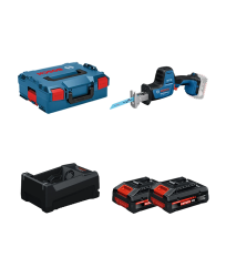 Scie sabre GSA 18V-24 + 2 Batteries EXPERT 4 Ah + 1 Chargeur GAL 12V/18V-80 BOSCH
