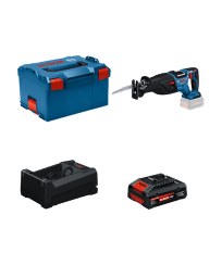 Scie sabre GSA 18V-28 + 1 Batterie EXPERT 4 Ah + 1 Chargeur GAL 12V/18V-80 BOSCH