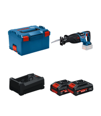Scie sabre GSA 18V-28 + 2 Batteries EXPERT 4 Ah + 1 Chargeur GAL 12V/18V-80 BOSCH