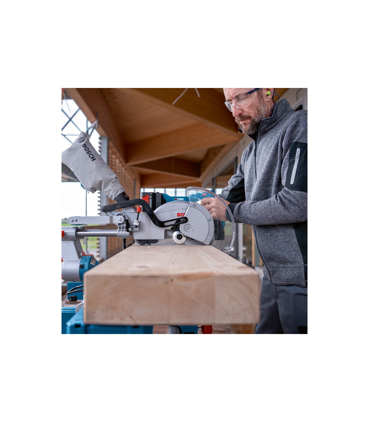 Scie à onglet Ø254 mm GCM 18V-254 D BOSCH
