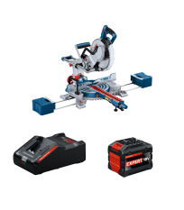 Scie à onglet Ø 254 mm GCM 18V-254 D + 1 Batterie EXPERT 15 Ah + 1 Chargeur EXAL18V-160 BOSCH