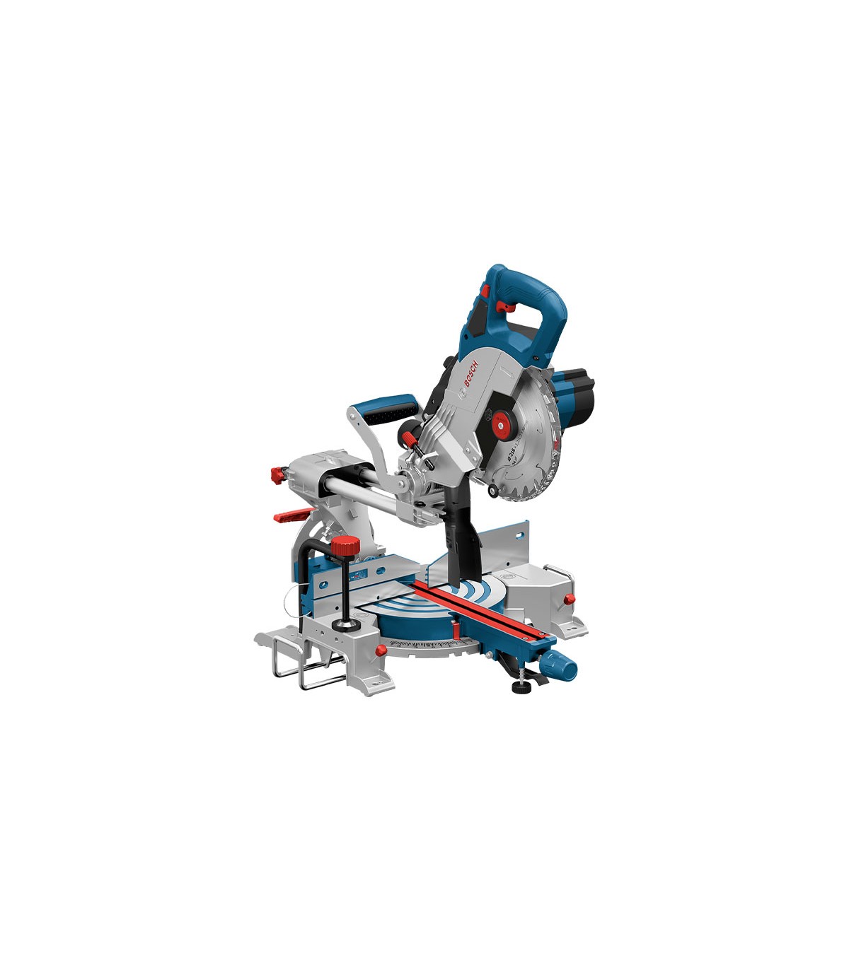 Scie à onglet radiale Ø216 mm GCM 18V-216 + 2 Batteries EXPERT 8 Ah + 1 Chargeur EXAL18V-160 BOSCH