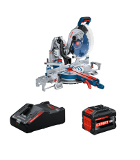Scie à onglet radiale Ø305 mm GCM 18V-305 GDC + 1 Batterie EXPERT 15 Ah + 1 Chargeur EXAL18V-160 BOSCH