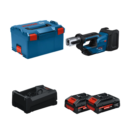 Sertisseuse GPT 18V-19 + 2 Batteries EXPERT 4 Ah + 1 Chargeur GAL 12V/18V-80 BOSCH