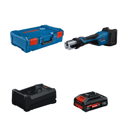 Sertisseuse GPT 18V-32 + 1 Batterie EXPERT 4 Ah + 1 Chargeur GAL 12V/18V-80 BOSCH