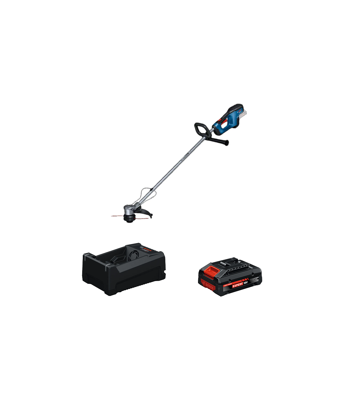 Coupe bordure GRT 18V-33 + 1 Batterie EXPERT 4 Ah + 1 Chargeur GAL 12V/18V-80 BOSCH