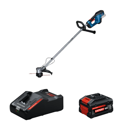 Coupe bordure GRT 18V-33 + 1 Batterie EXPERT 8 Ah + 1 Chargeur EXAL18V-160 BOSCH