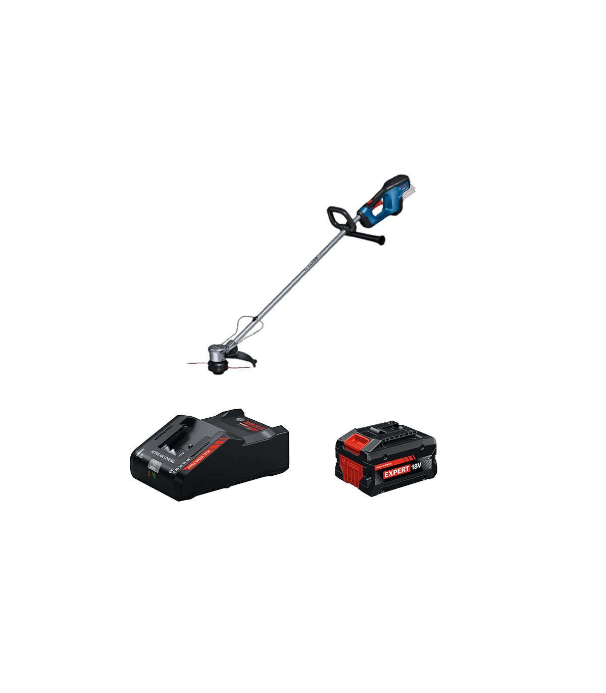 Coupe bordure GRT 18V-33 + 1 Batterie EXPERT 8 Ah + 1 Chargeur EXAL18V-160 BOSCH