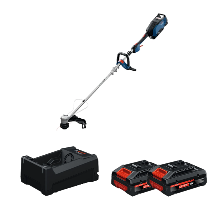 Coupe-bordures GRT 18V-40 + 2 Batteries EXPERT 4 Ah + 1 Chargeur GAL 12V/18V-80 BOSCH