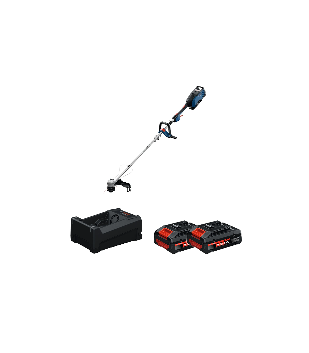 Coupe-bordures GRT 18V-40 + 2 Batteries EXPERT 4 Ah + 1 Chargeur GAL 12V/18V-80 BOSCH