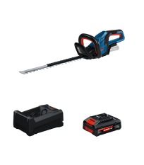 Taille haies sans fil GHE 18V-50 + 1 Batterie EXPERT 4 Ah + 1 Chargeur GAL 12V/18V-80 BOSCH