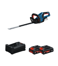 Taille haies sans fil GHE 18V-50 + 2 Batteries EXPERT 4 Ah + 1 Chargeur GAL 12V/18V-80 BOSCH