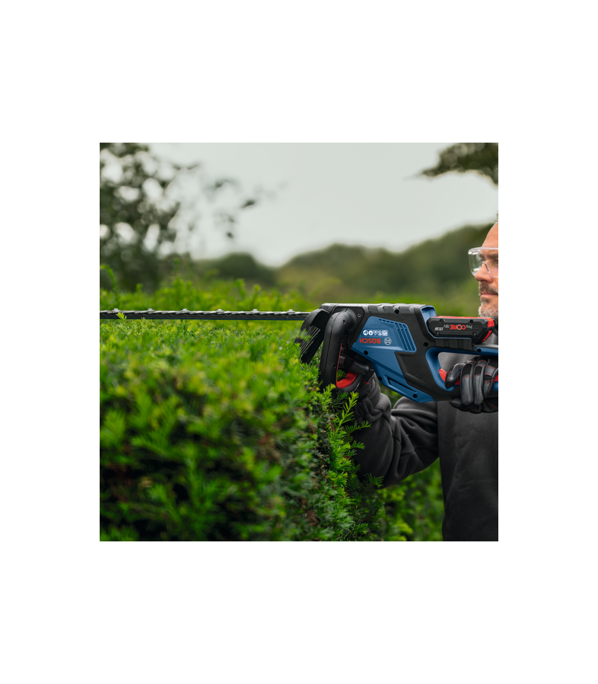 Taille haie sans fil GHE 18V-50 (II) avec volant d’inertie BOSCH
