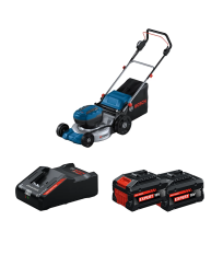 Tondeuse 2 x 18V GRA 18V2-46 + 2 Batteries EXPERT 8 Ah + 1 Chargeur EXAL18V-160 BOSCH