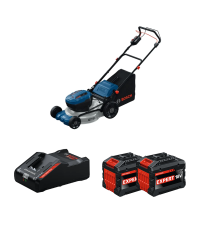 Tondeuse 2 x 18V GRA 18V2-46 SP + 2 Batteries EXPERT 15 Ah + 1 Chargeur EXAL18V-160 BOSCH