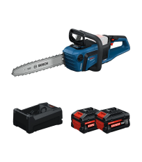 Tronçonneuse 40cm GKE 18V-40 + 2 Batteries EXPERT 5,5 Ah + 1 Chargeur GAL 12V/18V-80 BOSCH