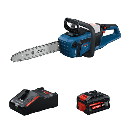 Tronçonneuse 40cm GKE 18V-40 + 1 Batterie EXPERT 8 Ah + 1 Chargeur EXAL18V-160 BOSCH