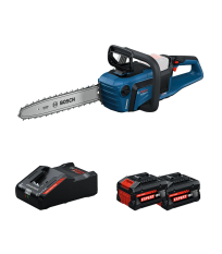 Tronçonneuse 40cm GKE 18V-40 + 2 Batteries EXPERT 8 Ah + 1 Chargeur EXAL18V-160 BOSCH