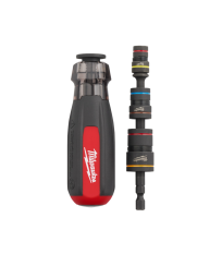 Tourne-ecrous multi-embouts 6 en 1 MILWAUKEE
