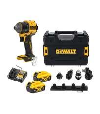 Perceuse-visseuse à têtes multiples 18V DCD803NT-XJ + 2 batteries 18V 5 Ah + 1 chargeur DCB1104-QW DEWALT