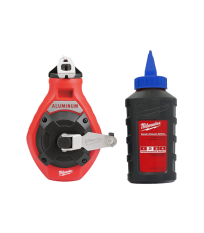 Cordeaux traceurs fin + recharge bleu MILWAUKEE