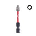 Lot de 10 embouts de vissage PZ2 Shockwave 50mm MILWAUKEE
