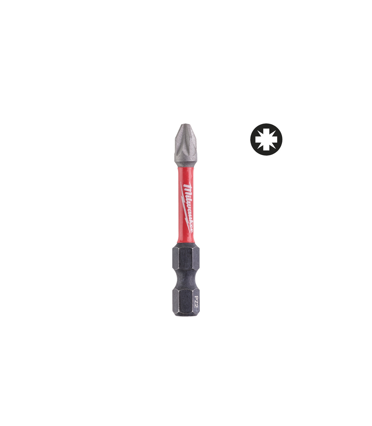 Lot de 10 embouts de vissage PZ2 Shockwave 50mm MILWAUKEE