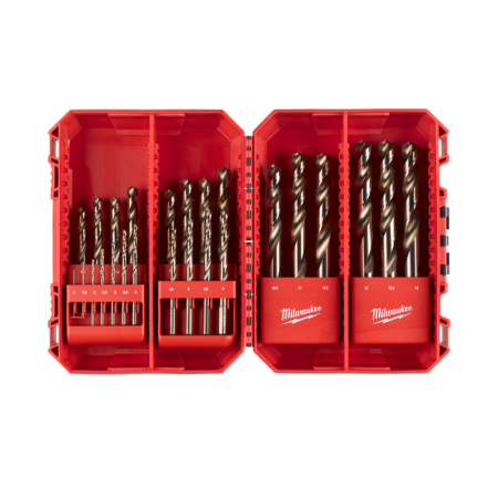 Set 25 forets à métaux HSS-Cobalt MILWAUKEE