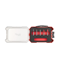 Coffret de 5 fraises droite Q8 mm Ø4-12 mm MILWAUKEE