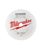 Lame de scie circulaire à onglets bois Ø254 mm 60 dents MILWAUKEE