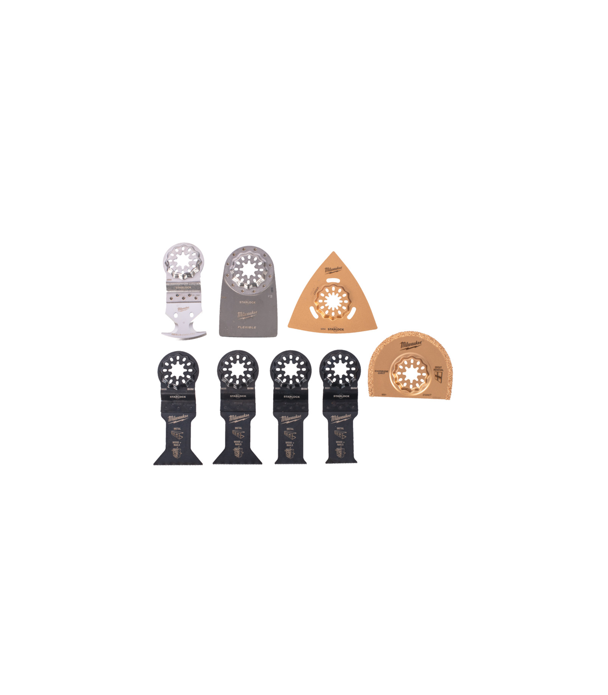 Set de 8 lames multi-tools renovation MILWAUKEE