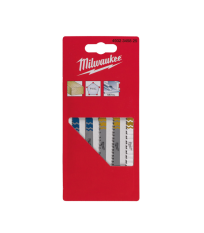 Set de 5 lames de scie sauteuse bois et métal MILWAUKEE