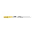 Lot de 5 lames de scie sauteuse bois et plastique 75mm MILWAUKEE