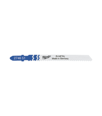 Lot de 5 lames de scie sauteuse bi métal 75mm MILWAUKEE
