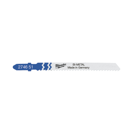 Lot de 5 lames de scie sauteuse bi métal 75mm MILWAUKEE