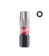 Lot de 25 embouts TX40 Shockwave 25mm MILWAUKEE