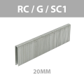 Boite de 6000 agrafes 18G/20 mm RC G SC1 MILWAUKEE