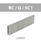 Boite de 6000 agrafes 18G/20 mm RC G MILWAUKEE